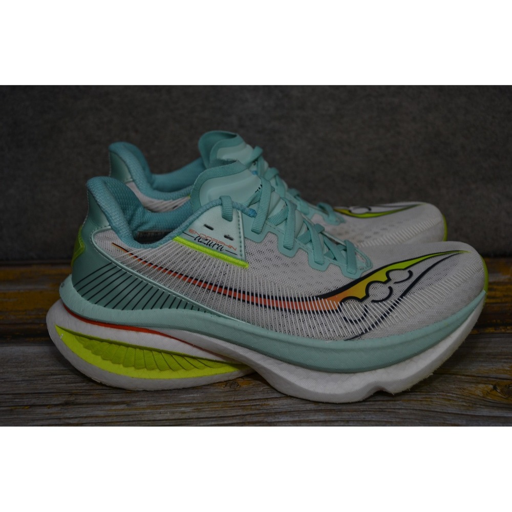 Saucony Endorphin Azura Shoes Womens 8.5 Green Aqua Running Sneakers S11070-124